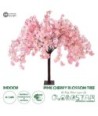 GloboStar® Artificial Garden PINK CHERRY BLOSSOM TREE 20359 Τεχνητό Διακοσμητικό Δέντρο Ροζ Άνθος Κερασιάς Υ140cm